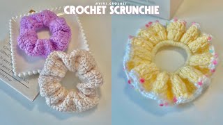 How To Crochet Scrunchie | Simple and Easy Crochet Scrunchie🎀