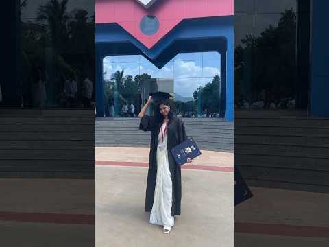 Graduation Day 🤍 #GRWM #nehachowdary #youtubeshorts