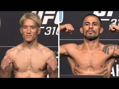 UFC 310 OFFICIAL WEIGH-INS: Alexandre Pantoja vs Kai Asakura