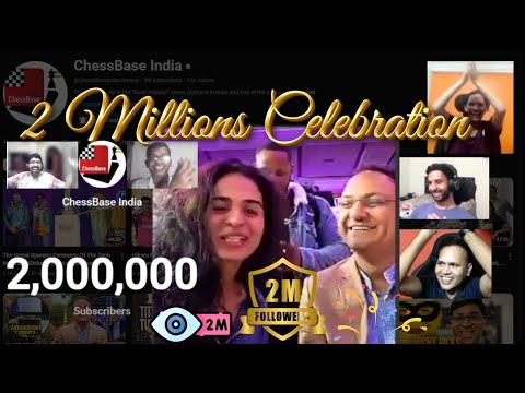 ChessBase India Reaches 2 Million! Celebration with Sagar, Tania & Team