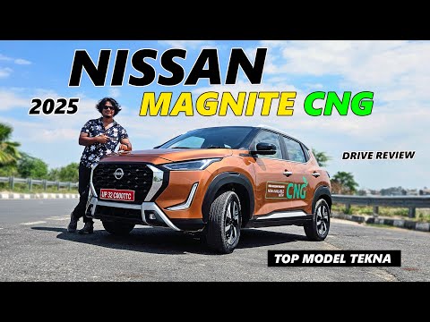 Nissan Magnite Tekna CNG 2025 Review 🚗 Top Variant, Features, Price & Drive Experience!