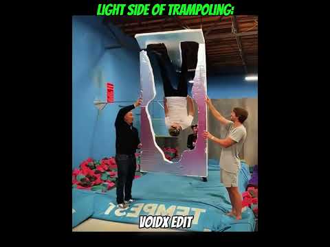 The Light Side vs The Dark Side of Trampolining #newyork #usa #funny #vxedit