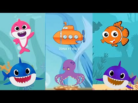 Baby Shark Ocean Song | Baby Shark doo doo doo | Kids song Nursery rhymes toddlers | Animals Sea