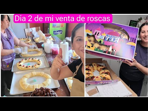 Día 2 mi venta de roscas de reyes (tendré curso especial, tengo mucho que compartir 😍)