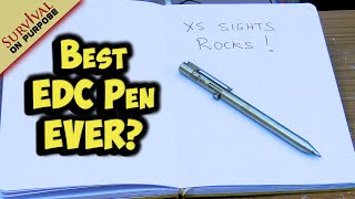 Discreet Protection - XS Sights Bolt Action EDC Pen
