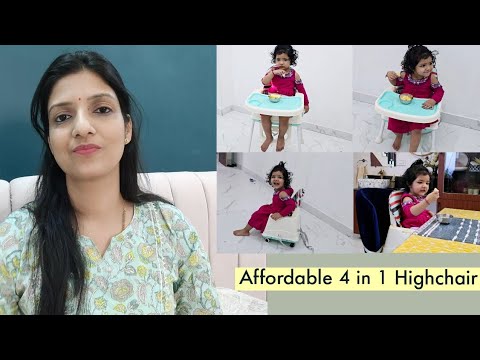 *Affordable* Luvlap 4 in 1 High chair | एक High chair और 4 तरीके से use करें