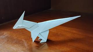 How to Make an Origami Dinosaur Parasaurolophus | Step by Step Tutorial