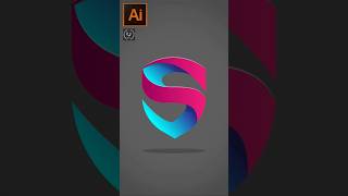 Adobe Illustrator CC tutorial - How to make a Logo Design 😱 #shorts #illustrator