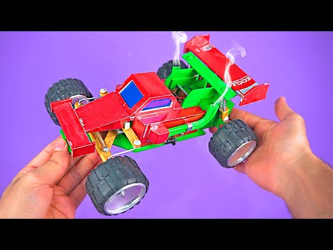 Build an Incredible RC Racing Car from Soda Cans  DIY Project