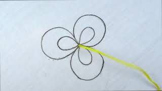 latest embroidery tutorial for beginners/hand embroidery lazy daisy & french knot stitch variation.