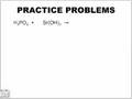 Chemical Reactions and Neutralization Concepts