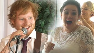 Ed Sheeran débarque à un mariage
