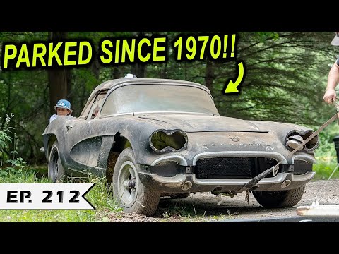 RESCUED: 1962 Corvette!! Parked right here in 1970!!