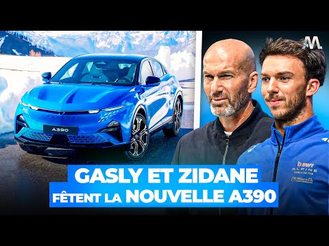 Pour les 70 ans d'Alpine, Pierre Gasly et Zidane fêtent la nouvelle A390 ! 🎉