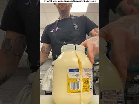 Know The Method To Make Mayonnaise 😱