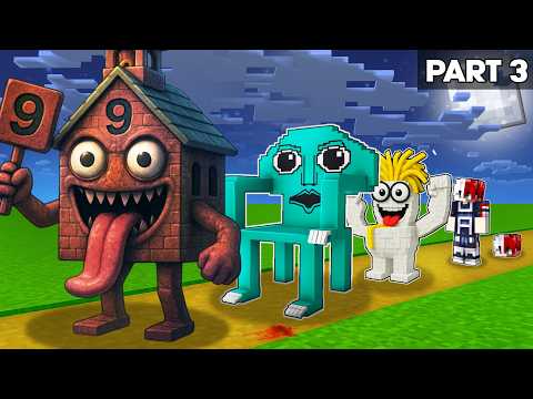 I Living Italian Brainrots Life For 24 Hours In Minecraft Part 3 !!