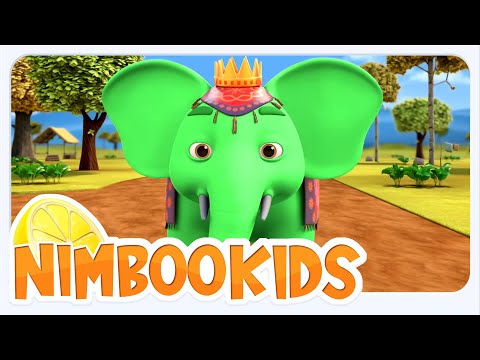 Hathi Raja Kahan Chale, हाथी राजा कहां चले, Ek Mota Hathi + Nimboo Kids Best Hindi Nursery Rhymes