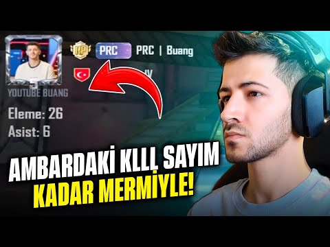 AMBARDAKİ KILL SAYIM KADAR MERMİYLE WIN ALABİLİR MİYİM? MERMİ SERİSİ 10.BÖLÜM / PUBG MOBİLE