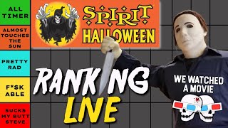 SPIRIT HALLOWEEN Merchandise Tier List Ranking LIVE!