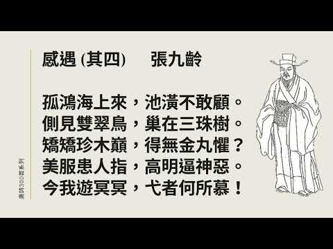 感遇(其四)-張九齡-唐詩300首-五言古詩 - YouTube