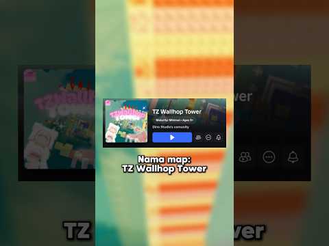 shortcut di TZ Wallhop Tower #roblox #robloxshorts