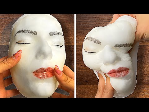 DIY Squishy Copy of My Face || High level body casts  to make at home