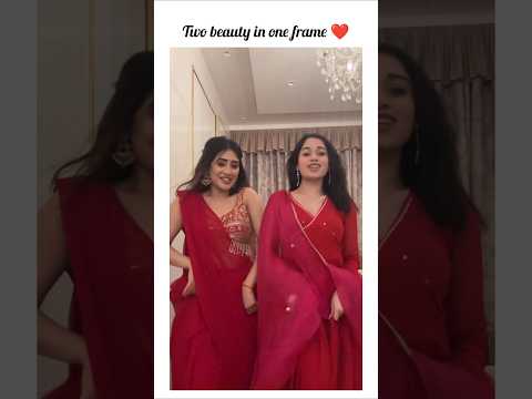 Two Beauty in one frame ❤️😍#shivangijoshi #jannatzubair #shortsfeed #dance #shivangi #naira #jannat