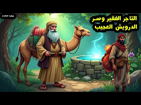 قصة التاجر الفقير وسر الدرويش العجيب من القصص الخيالية المشوقة والمسموعة قبل النوم