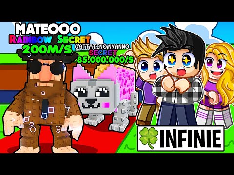 J'ai Utilisé la CHANCE INFINIE pour Voler TOUS les NOUVEAUX BRAINROTS SECRETS de ROBLOX...