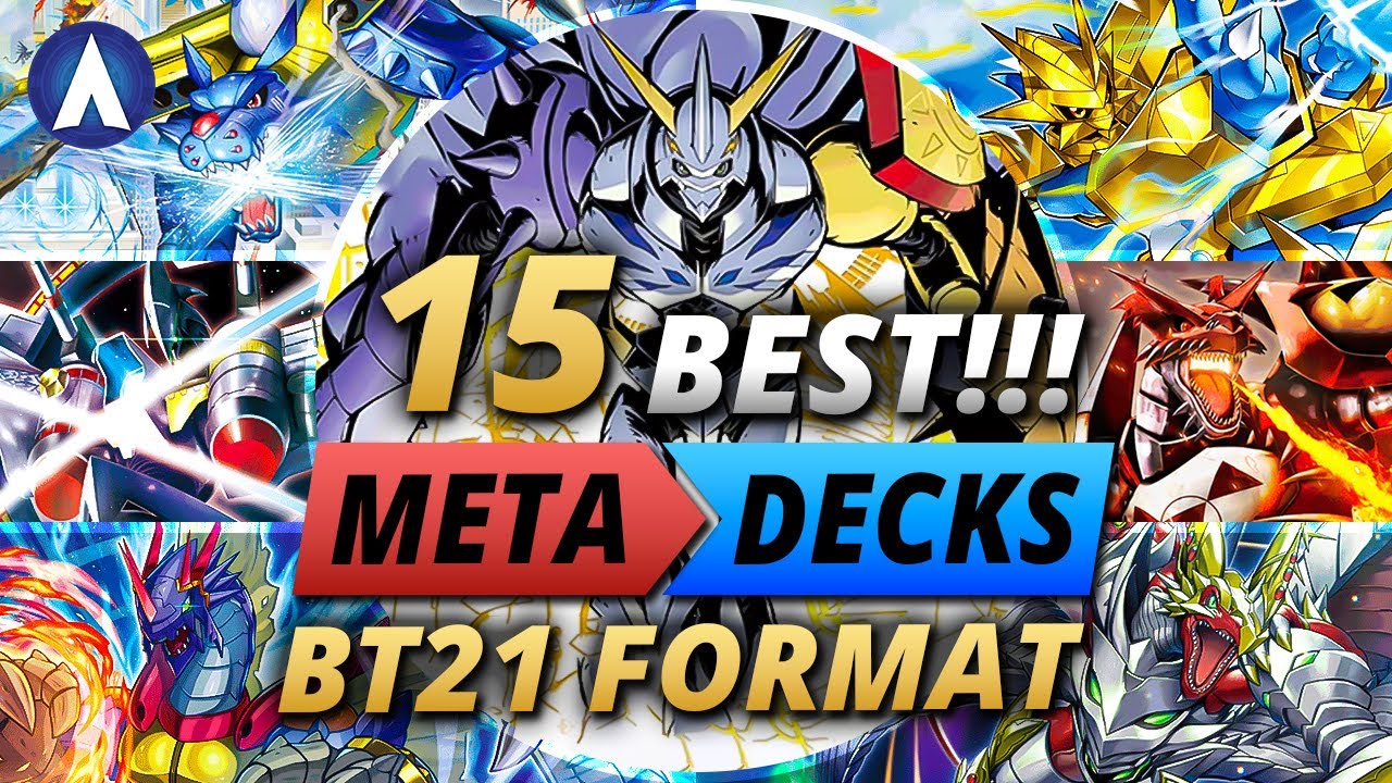 TOP 15 BEST META & TOPPING DECKS!!! BT21 Format 2025!  | Digimon Card Game & TCG