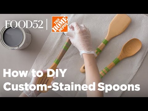 How to Make DIY Custom-Stained Spoons 
