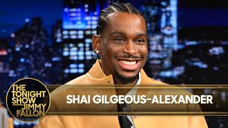 Shai Gilgeous-Alexander Styles Jimmy in an NBA Tunnel Fit, Talks First Converse Shoe and NBA 2K26