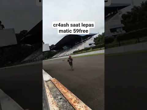 crash saat lepas.!! matic 59free