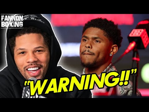 SHAKUR STEVENSON DOMINATES BUT WARNED YOU CANT DO THAT AGAINST GERVONTA DAVIS!