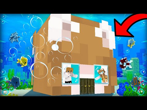 Secret WATER BASE in Minecraft!!