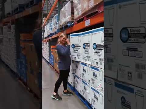 Shopping at Costco for our lodge in remote Alaska