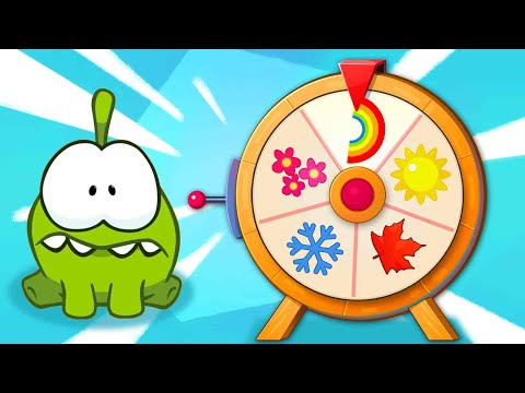 ☀️Learn Weather with Om Nom | 🎮Fun Spin The Wheel Game | Learn English With Om Nom