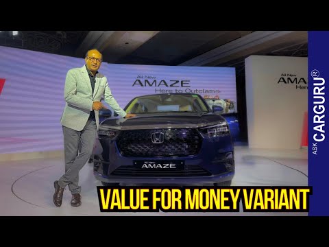 Honda Amaze Value for money variant and walk Around 🔥 Ask CARGURU