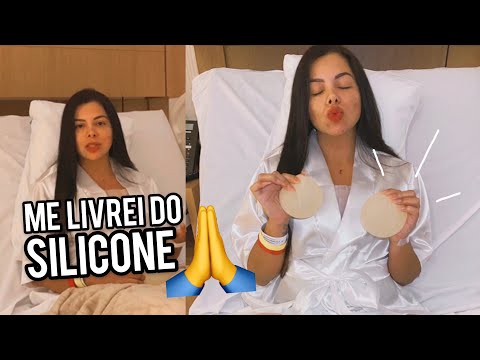 ME LIVREI DO SILICONE, FIZ EXPLANTE DE SILICONE + LIPOENXERTIA