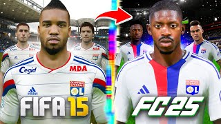 I Rebuild Lyon From FIFA 15 to FC 25!