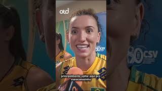 GABI REVELA EMOÇÃO NA HORA DO HINO NACIONAL! 🇧🇷🏐