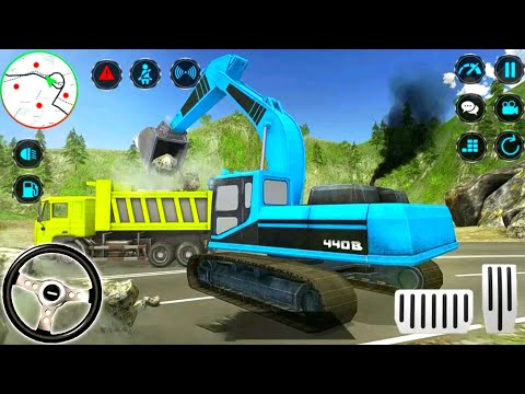 Heavy Excavator Rock Mining 3D - Stone Cutting Machines - Android Gameplay