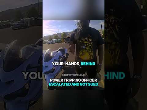 Power Tripping Officer Escalated And Got Sued!!