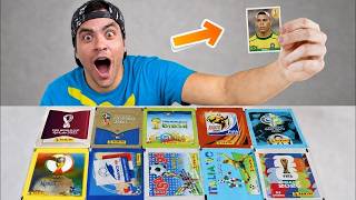 Abri TODOS os PACOTES DE FIGURINHA da Copa do Mundo!