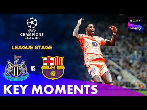 Newcastle United vs Barcelona | Key Moments | UEFA Champions League 2025