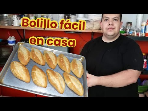 Receta de bolillos caseros facil sin tanto trabajo