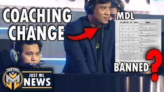 MPL CHAMPS COACHING UPDATE? MDL BANS PRO PLAYERS | JustML News
