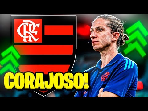 Filipe Luís mostra muita coragem no Flamengo