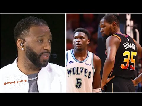 FIRST TAKE | Tracy McGrady reveals Kevin Durant trade offer T-Wolves must make to Suns to seal deal
