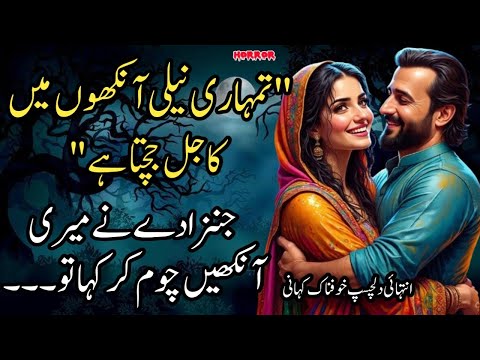 URDU HORROR ROMANTIC STORY | Neeli Aur Ashiq Jinzada | COMPLETE URDU THRILLING MYSTERY LOVE TALE
